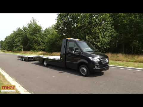 Aflevering MB Sprinter 5-serie met Tijhof AluLiner en TA30-ANN aanhangwagen